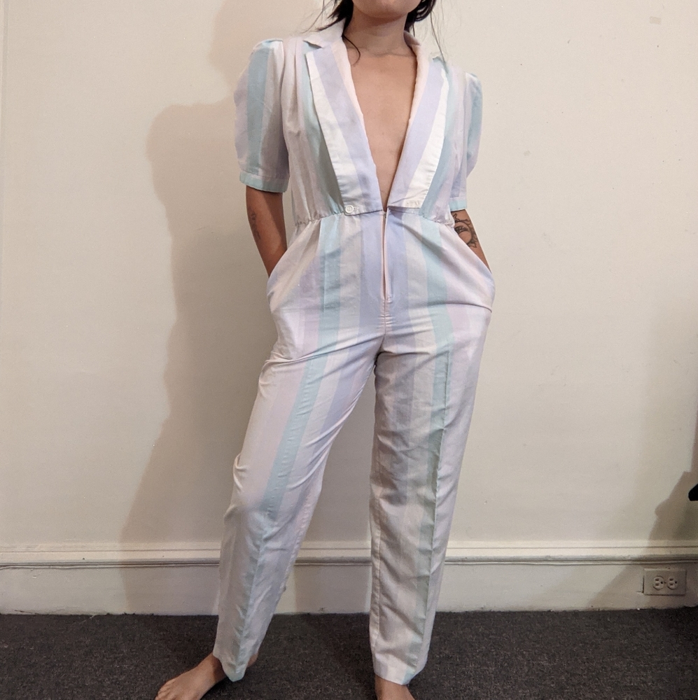 vintage pastel jumpsuit